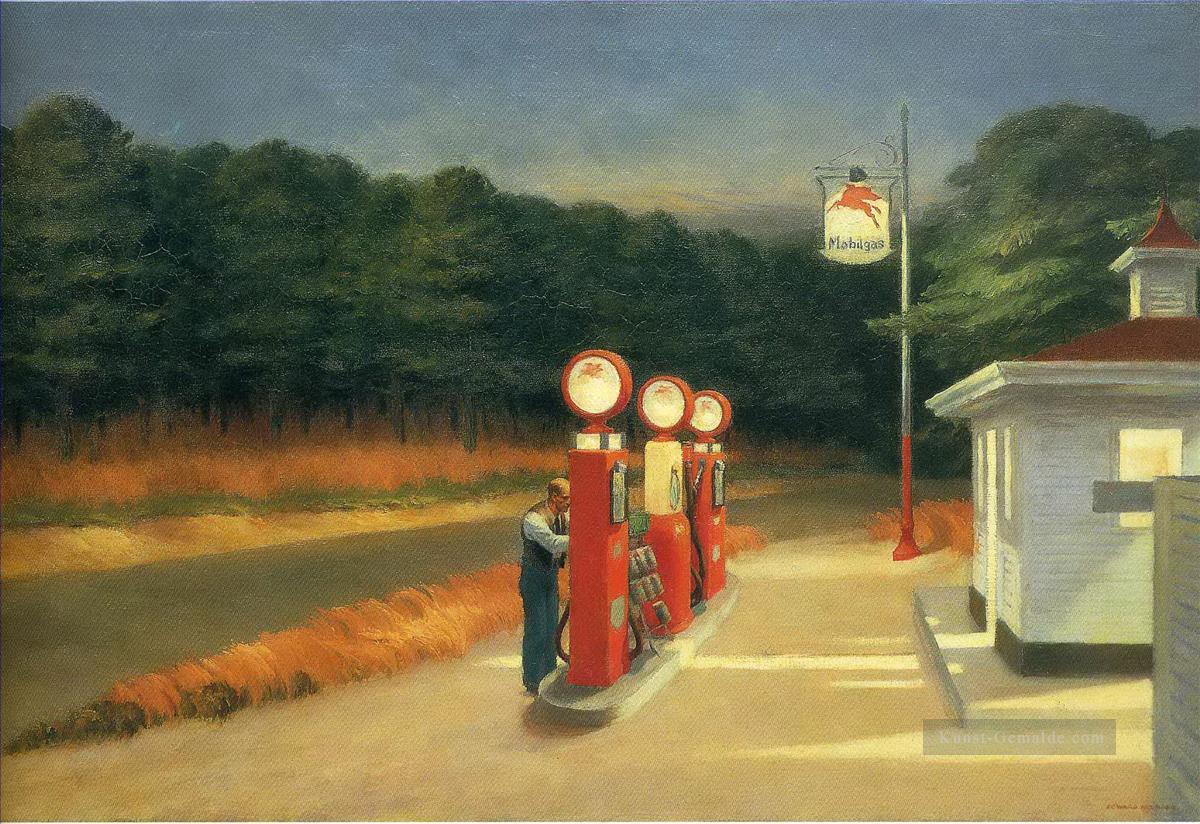 Gas Edward Hopper Ölgemälde